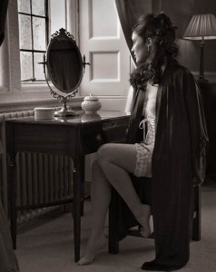 Clearwell Castle Photograph Bride Getting Ready