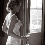 Bride getting ready