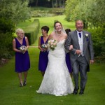 Walking up the aisle at Rococo Gardens