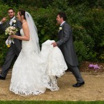 Gloucestershire wedding photographer, Simon young's, pictures of, Rococo Gardens outdoors wedding.