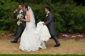 Gloucestershire wedding photographer, Simon young's, pictures of, Rococo Gardens outdoors wedding.