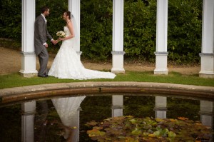 Gloucestershire wedding photographer, Simon young's, pictures of, Rococo Gardens outdoors wedding.