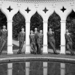 Wedding boys in the exedra