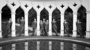 Wedding boys in the exedra