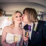 Hardwicke Church Wedding, SPilt screen Campervan