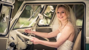 Eastwood Park Wedding Picture, Spilt screen camper van